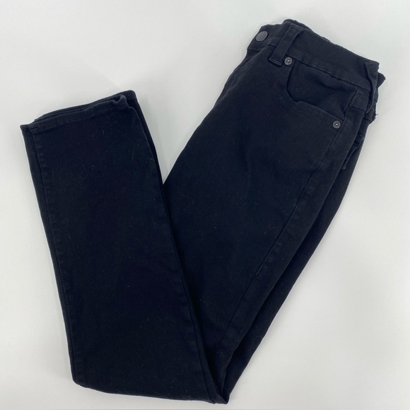 True Religion Jeans Mens Tag 32 Actual 32x32 Black Ricky Relaxed Straight Flap